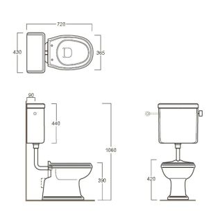 Бачок для унитаза Simas Arcade AR812 bi белый